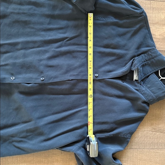 The Frankie Shop Charcoal Button-Up Blouse - Picture 9 of 10